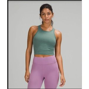 Ebb to Street Cropped Racerback Tank Top